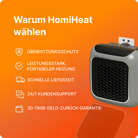 Hören Sie auf, beim Heizen mit HomiHeat zu viel auszugeben